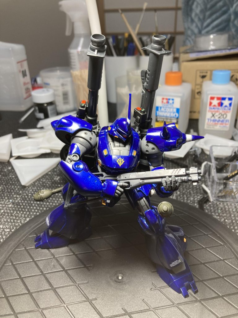 フル武装。ポーズも決めやすく、無加工でも十分バランスよくカッコ良いです。