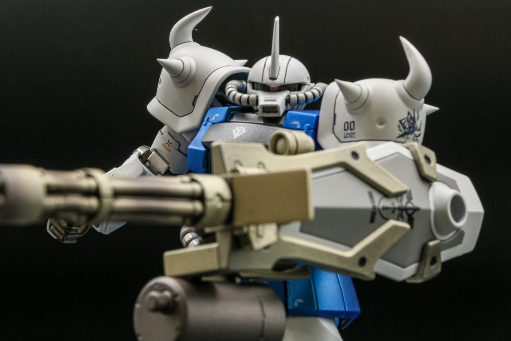 ガトリングガンには焼けの表現をしてみました。