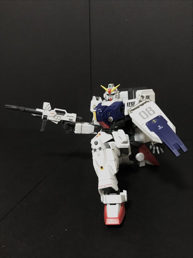 完成時撮影1 リバイブという事で、可動部を存分に動かし楽しみました。