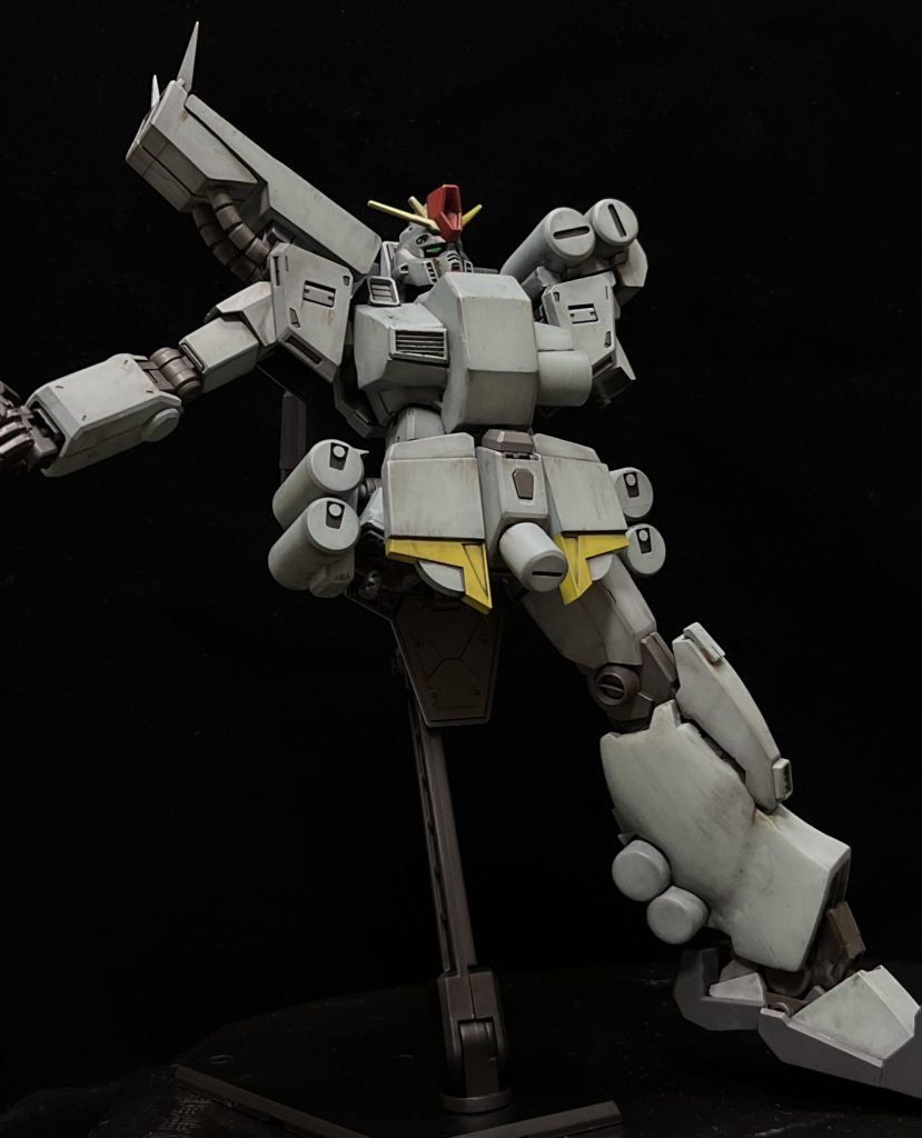 最期のハイメガキャノンも別頭部を用意して再現しています。