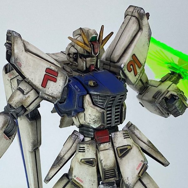 【シンプルビルド】ガンダムF91【ウェザリング仕上げ】