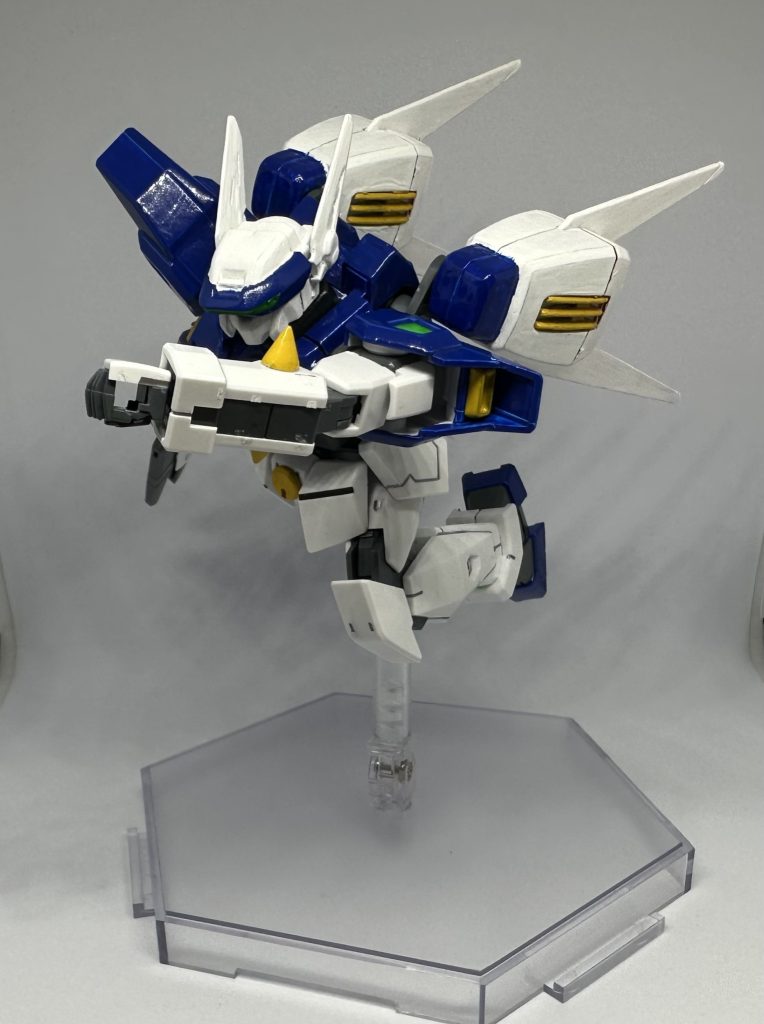 今度はバーチャロン2作目「オラトリオ・タングラム」のMBV-707-Gテムジンを意識して背中にブースターを装備