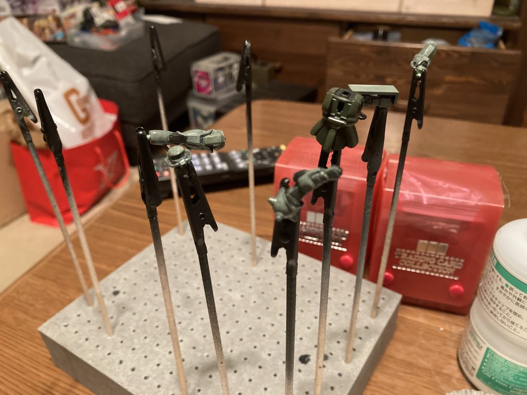 あとはちまちまと筆塗り