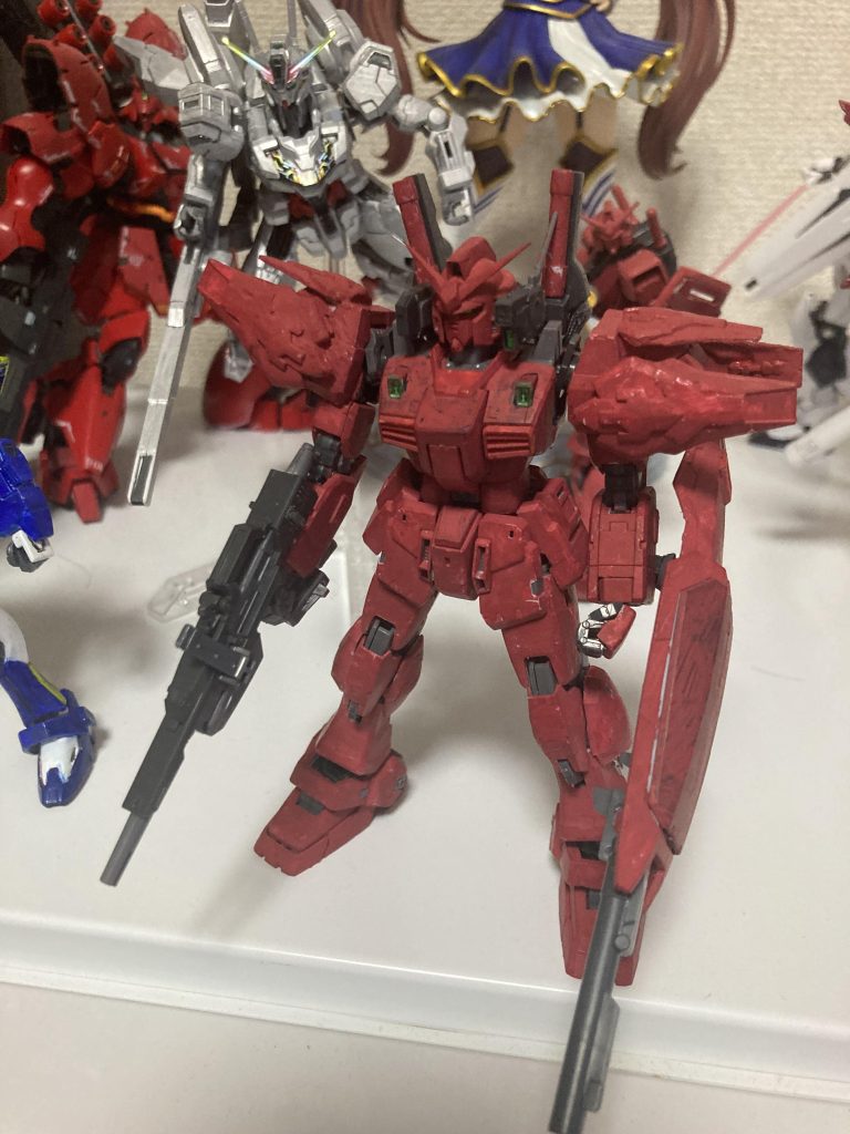 ガンダムMK-Ⅱアメイジング(小規模戦闘仕様、ベースカラー段階)–2枚目/制作者：@Nami73911