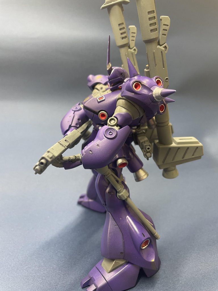 バーニア塗装の練習をしました。シルバーはペイントマーカーの銀、赤はアクリル塗料を使用しました。納得した出来にナラズ😢   