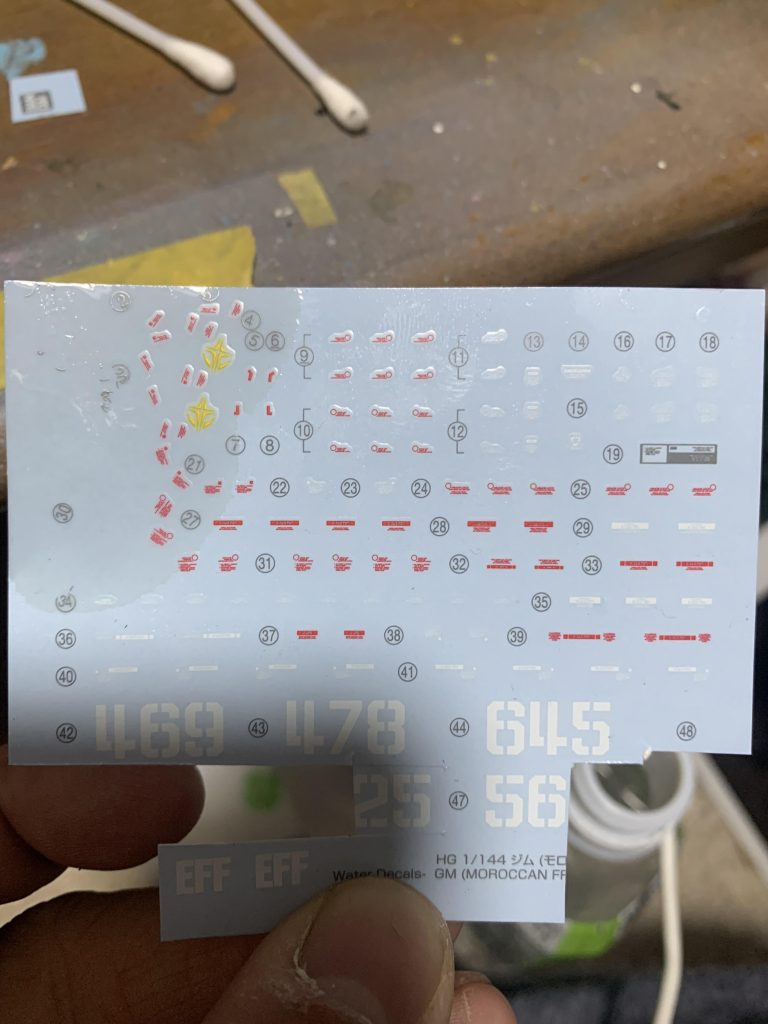 付属のデカールにトラブル発生し大きいのしか貼れませんでした。今思うと歳で目が辛いからまいっか的なものになってます。