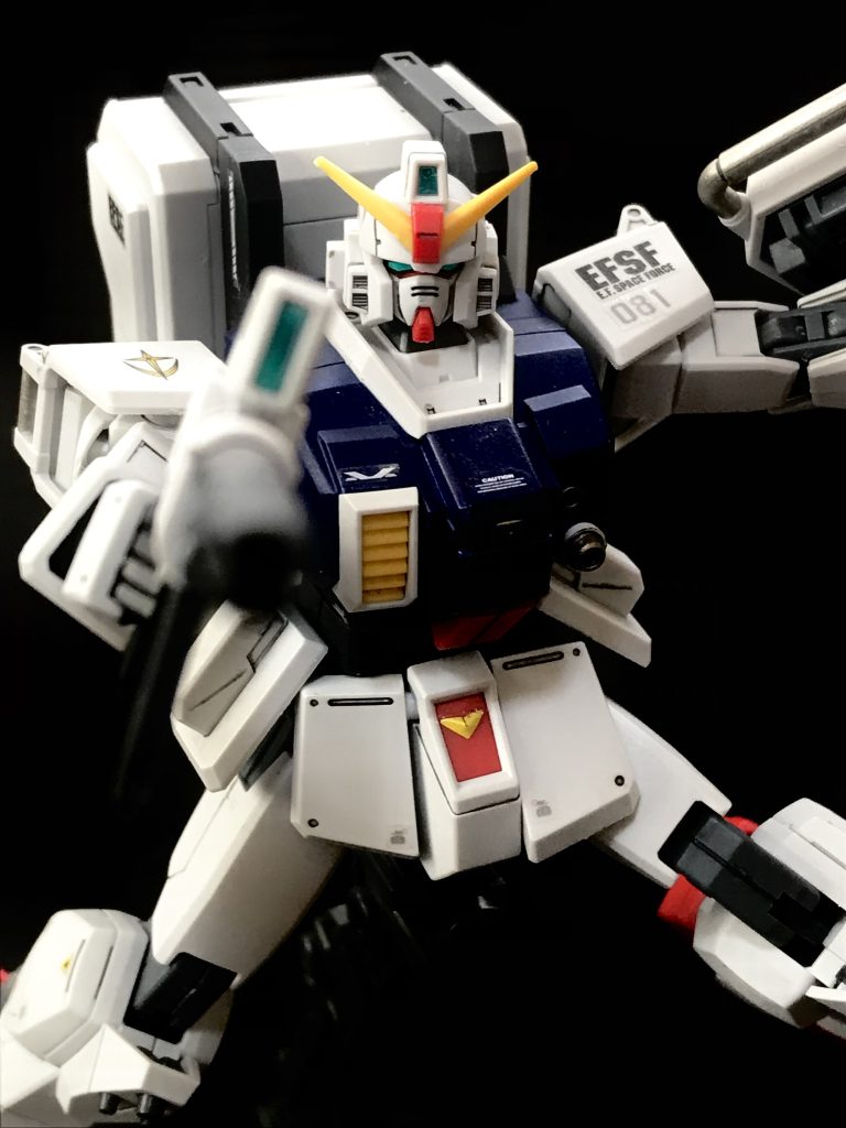 もう1機陸戦型ガンダム買っているので、サンダース機も作る予定です。ホバートラックも作りたいなぁ・・・。（今月中古ショップでホワイトディンゴ ジムスナイパーⅡ入手！付属してた❤）