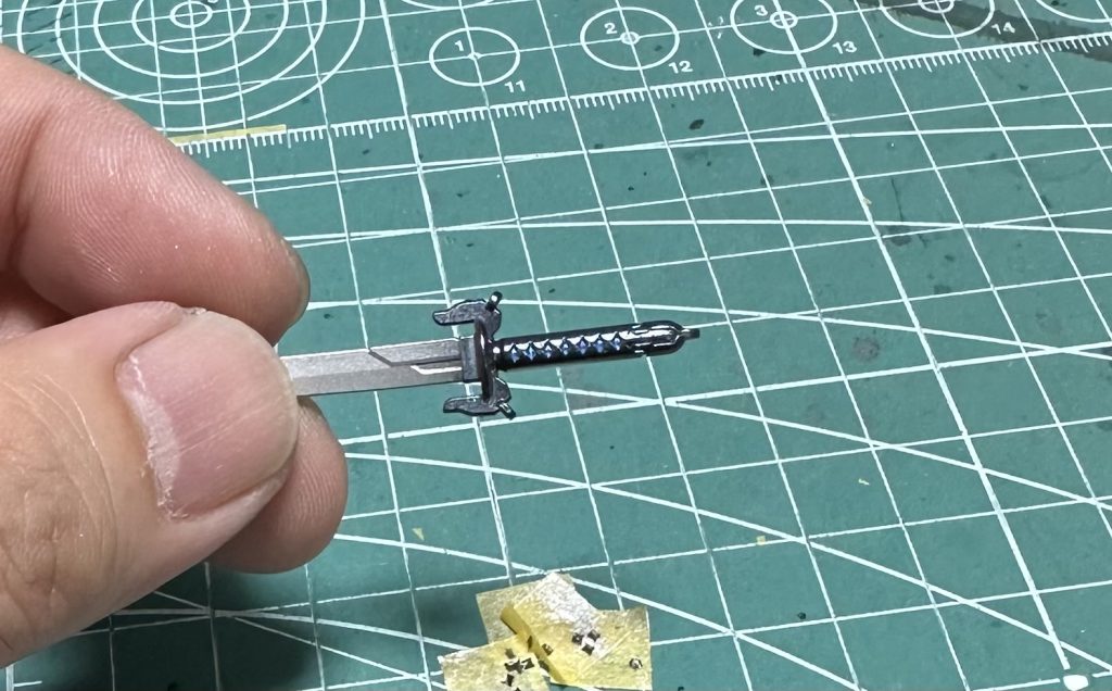 説明しないと分からないだろうケド、持ち手部分の塗り分けしたのがこだわりです。