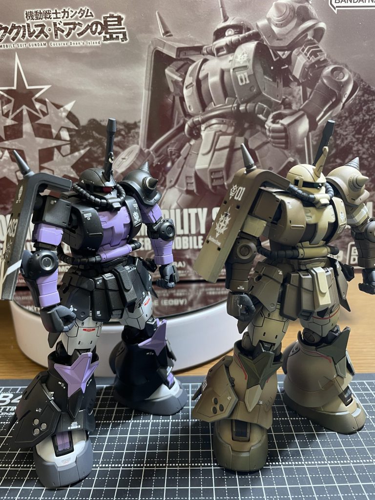 高機動型ザク地上用 黒い三連星仕様–2枚目/制作者：工房たなか