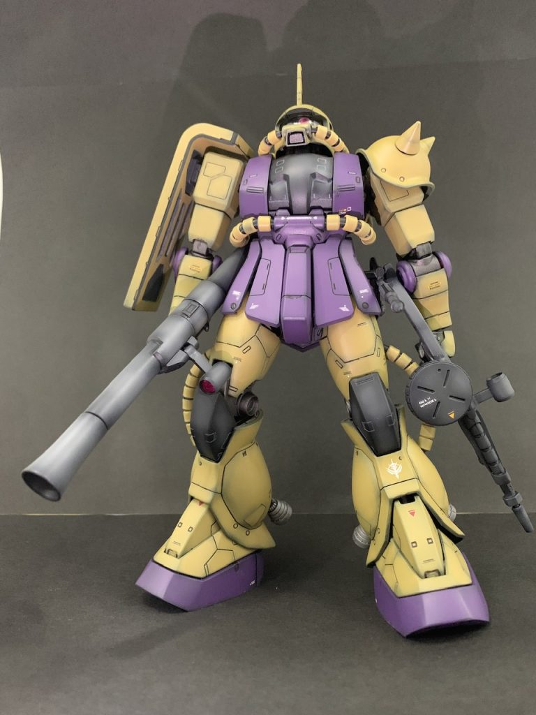 あおりショット。ザクは巨大感が出る下から見上げる構図が映えますね。ご観覧ありがとうございました😊