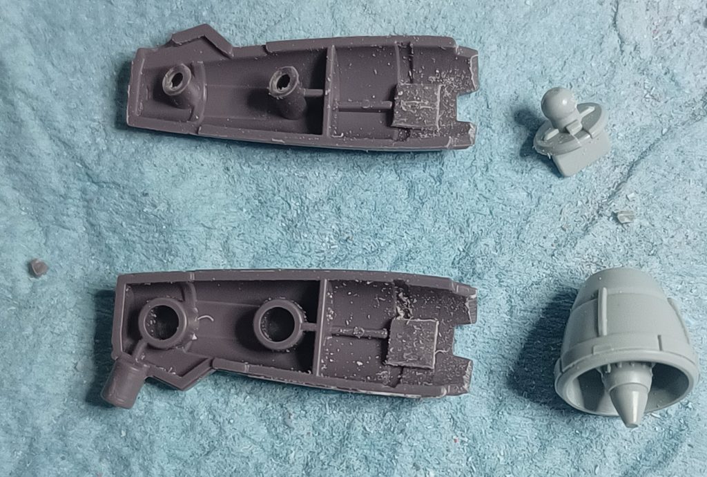 バックパックです、べギルペンテのアンチドートにMSバーニアを取り付けました、ランナータグをストッパーにしています。