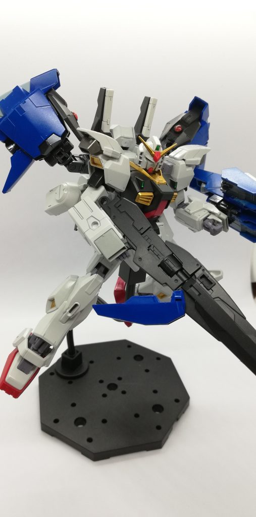 昔に制作した改造ガンプラ第6弾 スーパーガンダムオーバーエクステンド–3枚目/制作者：リチウムイオン
