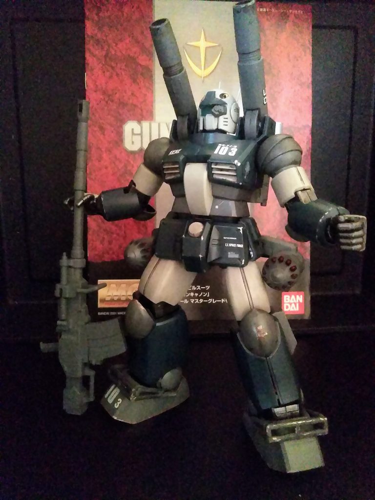 ｢陸戦ガンダムから180mm砲｣を借りて来て取り敢えずのフル装備😆　　　　　　　　　　　　　　　　潜伏兵を相手取るには過剰装備だったかなぁ😥 