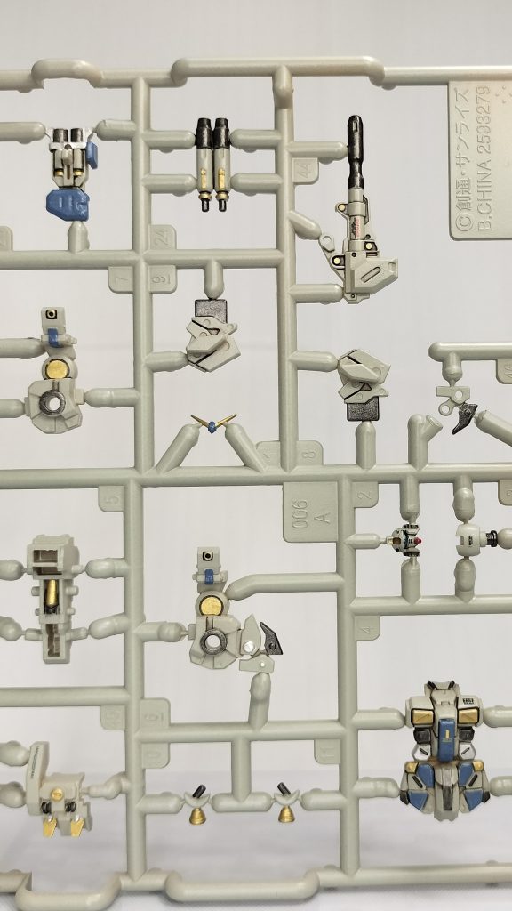 フルアーマーガンダム　ガンダムアーティファクト　ランナー塗装–2枚目/制作者：ちゃこダム