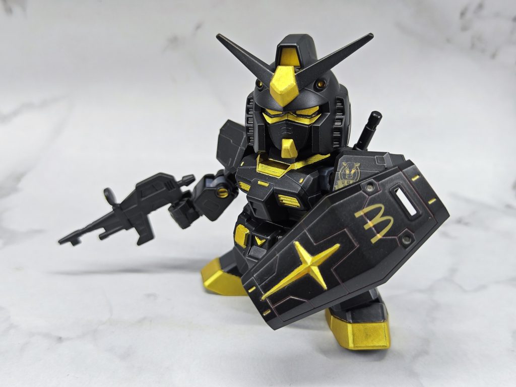 sdex 麥當勞 黑金配色 初鋼 鋼彈 安格斯 厚牛堡配色–4枚目/制作者：@fox_chi_zeng