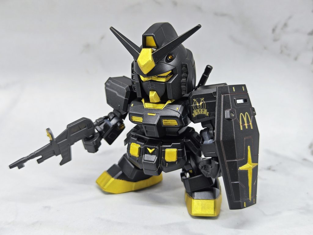 sdex 麥當勞 黑金配色 初鋼 鋼彈 安格斯 厚牛堡配色–2枚目/制作者：@fox_chi_zeng