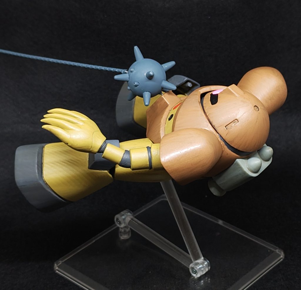 ハイパーハンマーも旧キット武器セットです。武器セット、買ったはいいが使い途が無いところ、ようやく出番がやって来ました。