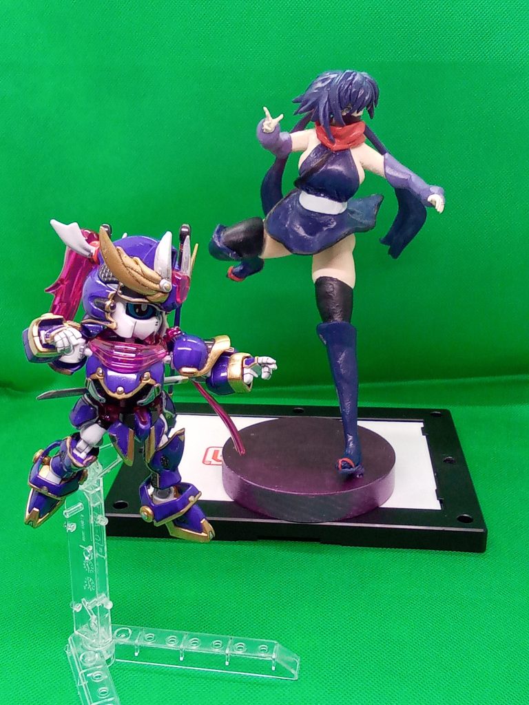 背景のアヤメさんは近場で売っていなかったのでフルスクラッチ