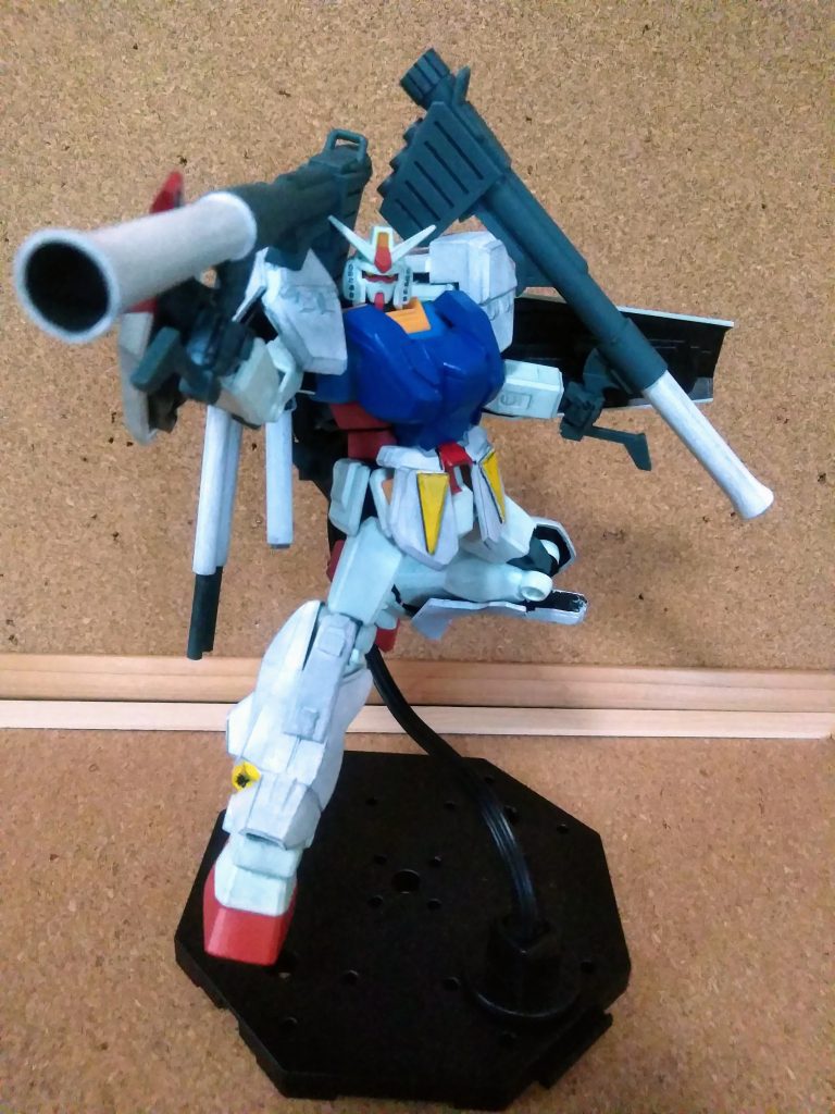 『A,B,C,決戦仕様機』なら先ずはコレ❗😋『ダブル バズーカ』と相成ります😤劇中での初見時は　　　　　　　　　　　　　　　　　この『二挺持ち』が堪らなくカッコ良く見えた思い出😍💖