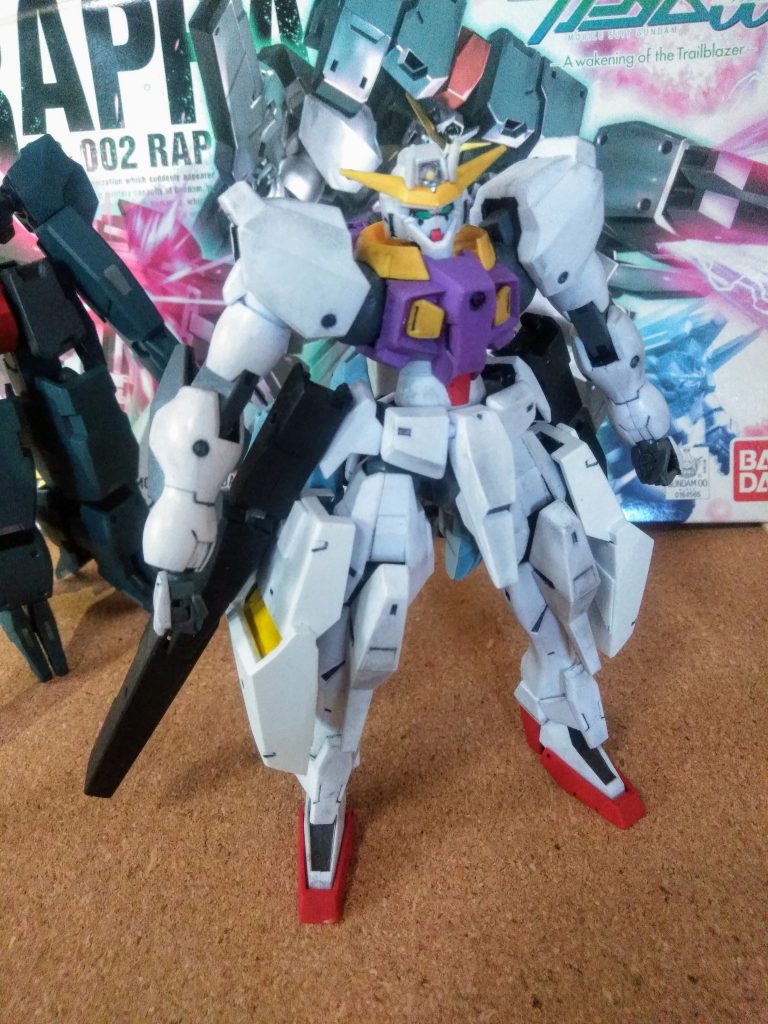 この｢ラファエル ガンダム｣は　　　　　　　　　　　　｢イノベイド｣が使用する　　　　　　　　　　　　　　　｢ガ系機体のガルム ガンダム｣が元と云うことです🤔たから｢ゲテモノ ガンダム｣感                 が半端 無いんでしょう🧐　　　　　　　　　　　　　　まぁ、それはサテオキ《最終決戦仕様》　　　　　　　　　　　　　　なので何時も通りに盛っときますか🤣🤣🤣