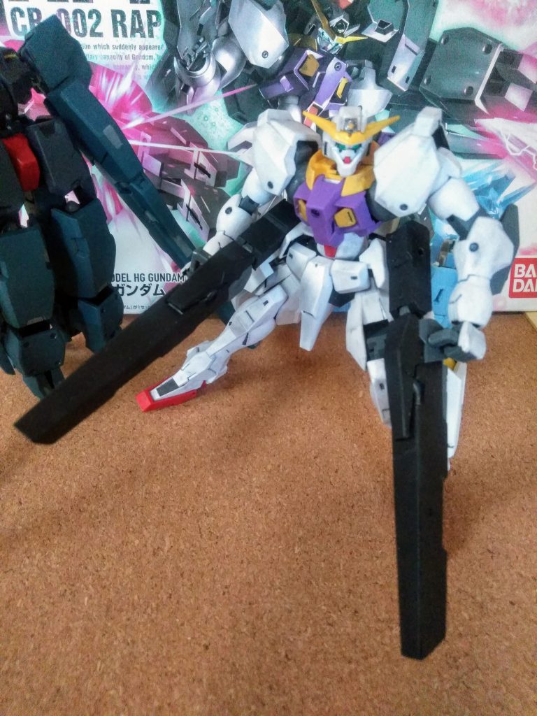 サイドアーマーに コレ又 ジャンクパーツで　ある｢セラヴィーGのGNバズーカ Ⅱ ｣を設置😤       更なる[大火力×2]を獲得❗❗😆