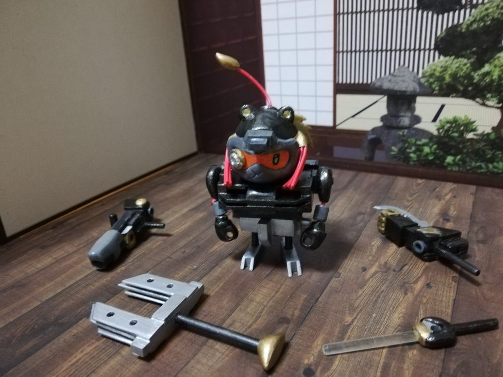 軽装形態です武者◯伝意識してます