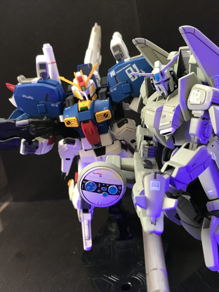 Ｓガンダムと共演。HGUCでプレバンでもいいからハミングバード出ないかな～？