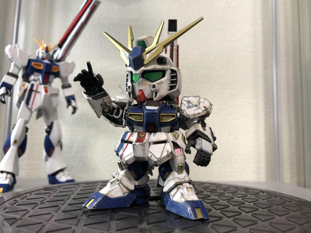 実物大でお馴染みのポーズ。