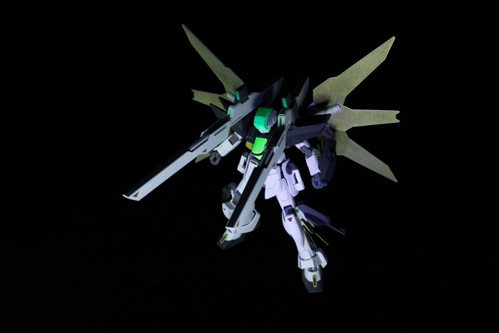 頭部などの発光部分が分かりやすい様に暗くして撮影