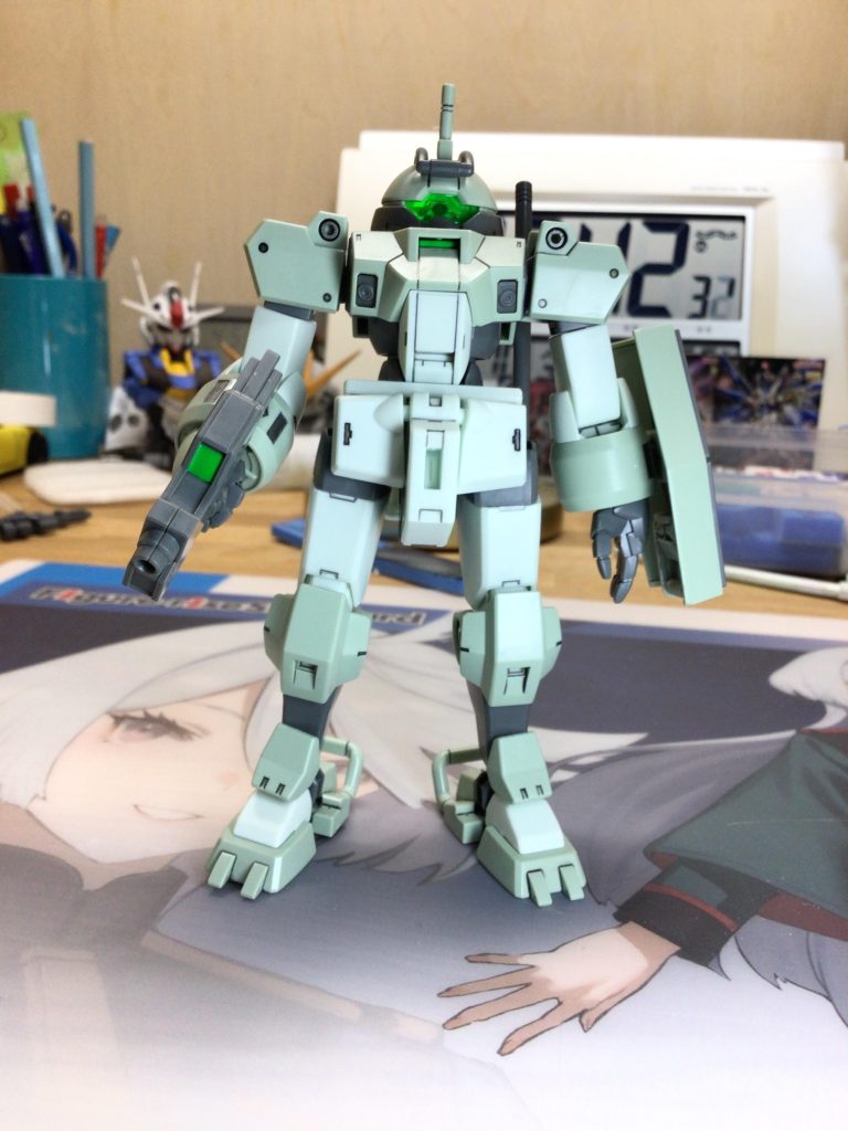 正面からザ・量産機ですね！ 