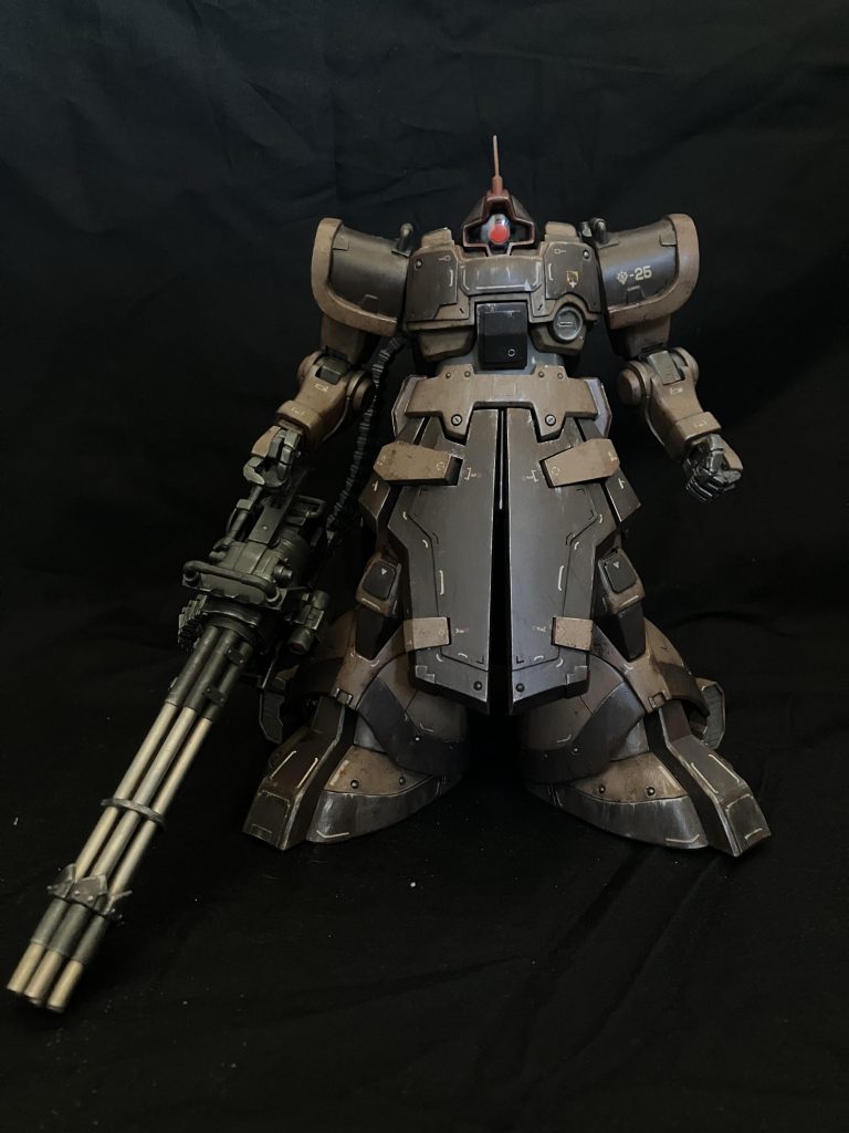 デザートカラーにしてウェザリングはウォッシング、フィルタリング、チッピングと幾重に重ねていきました♪