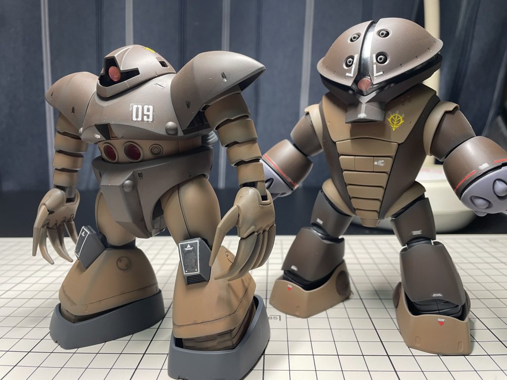 HGゴックと愉快なアッガイ–3枚目/制作者：Oyagin.m