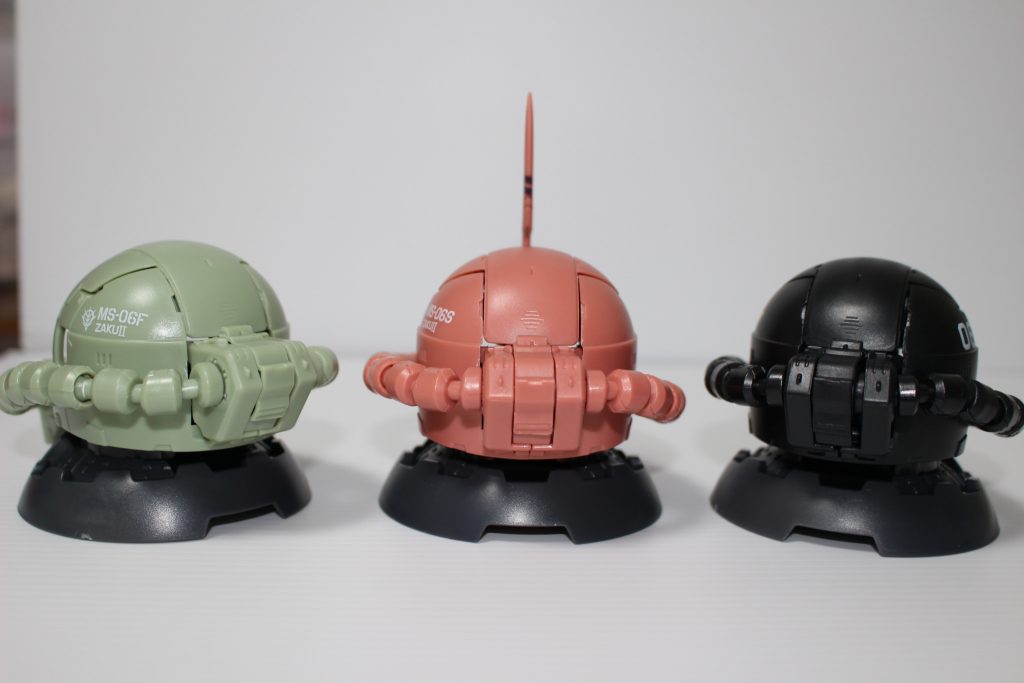 ザクヘッド（素組み）–4枚目/制作者：タナダ