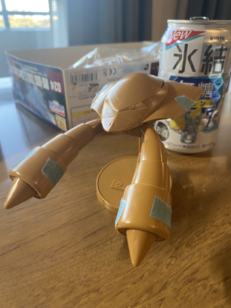 仮組。塗装しがいがありました。