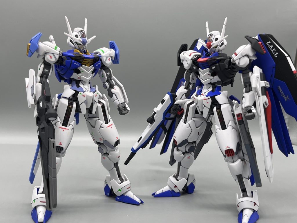 この前組んだエアリアルくんと。