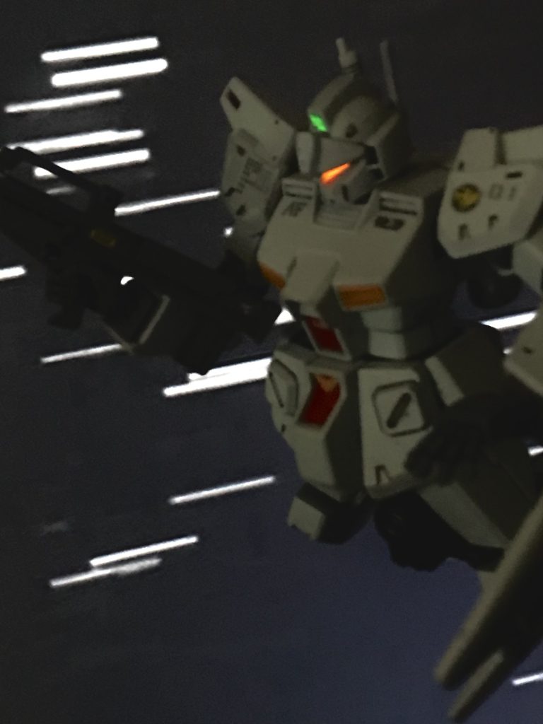 コンペイトウ観艦式追撃戦中、高速移動中の様子。