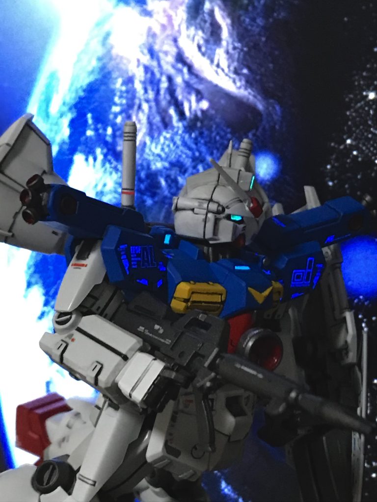 バニング大尉と模擬訓練中のコウ