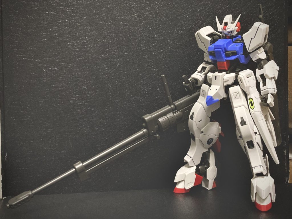 〜追加装備〜対物210mmライフル腰部にフレキシブルアームを介して接続。