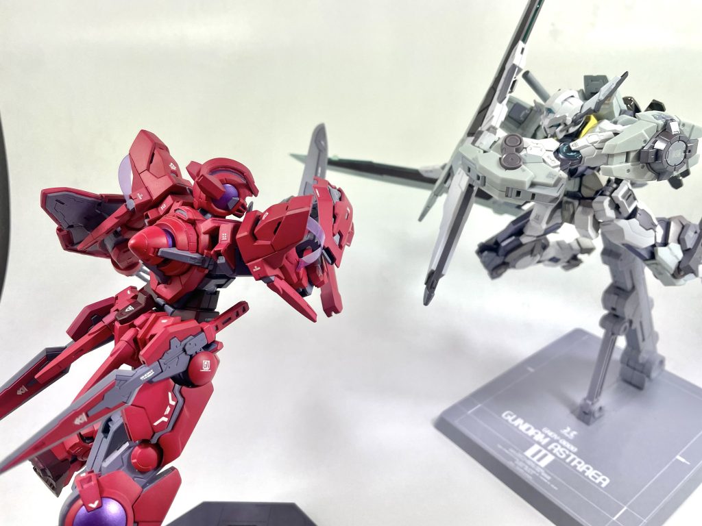 EPISODE ASTRAEAIIにて登場したのもあってメタルビルドのアストレアⅡやアストレアtypeXフィンスターニスと並べてみたかったため改修しました。