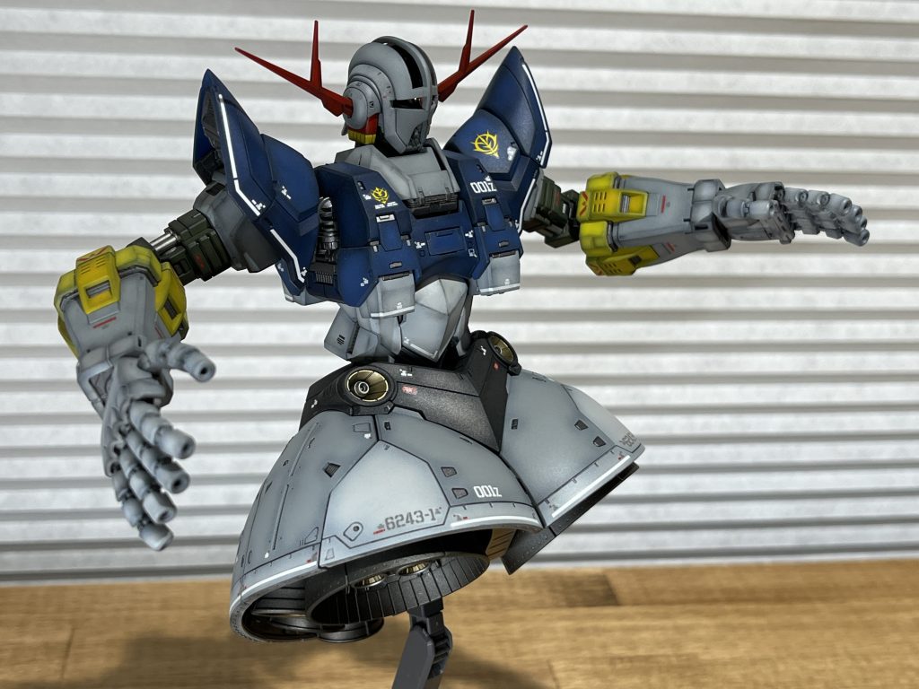 トーンを抑えめの塗装としてみた。