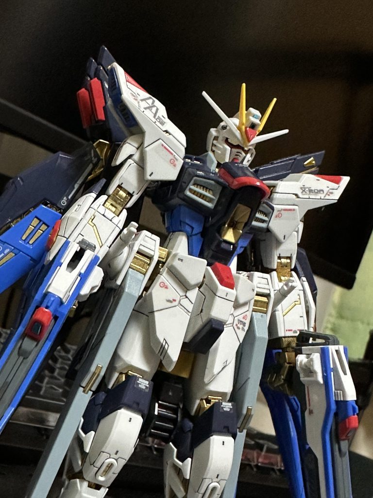 RG ストライクフリーダム + HG ミーティアユニット–5枚目/制作者：しかっち