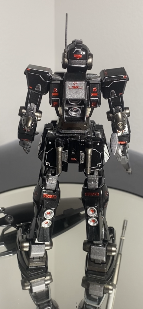 背面の姿も中々好きです。パーツが小さくて、ワンパーツになっていたので、チタン焼きはやめておきました^_^