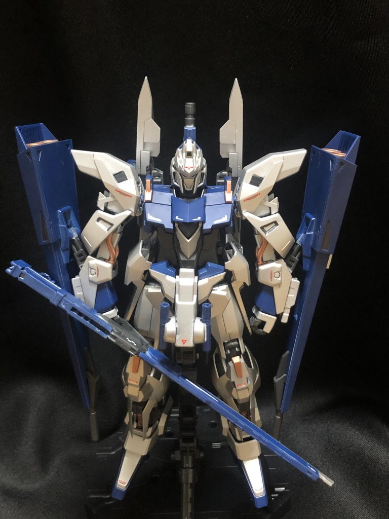 正面腕をギャプランにしたことでマッシブなシルエットになった気がします。