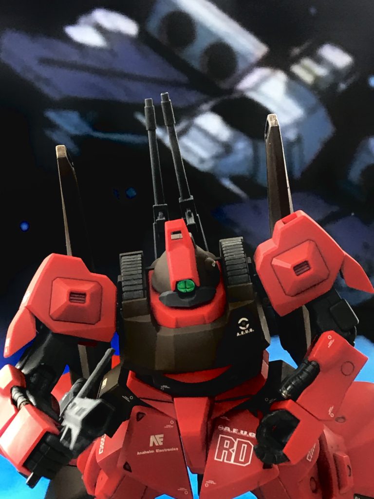 アーガマより発艦! AGのデカールがなかったのでラーディッシュRD所属のデカール貼りました。