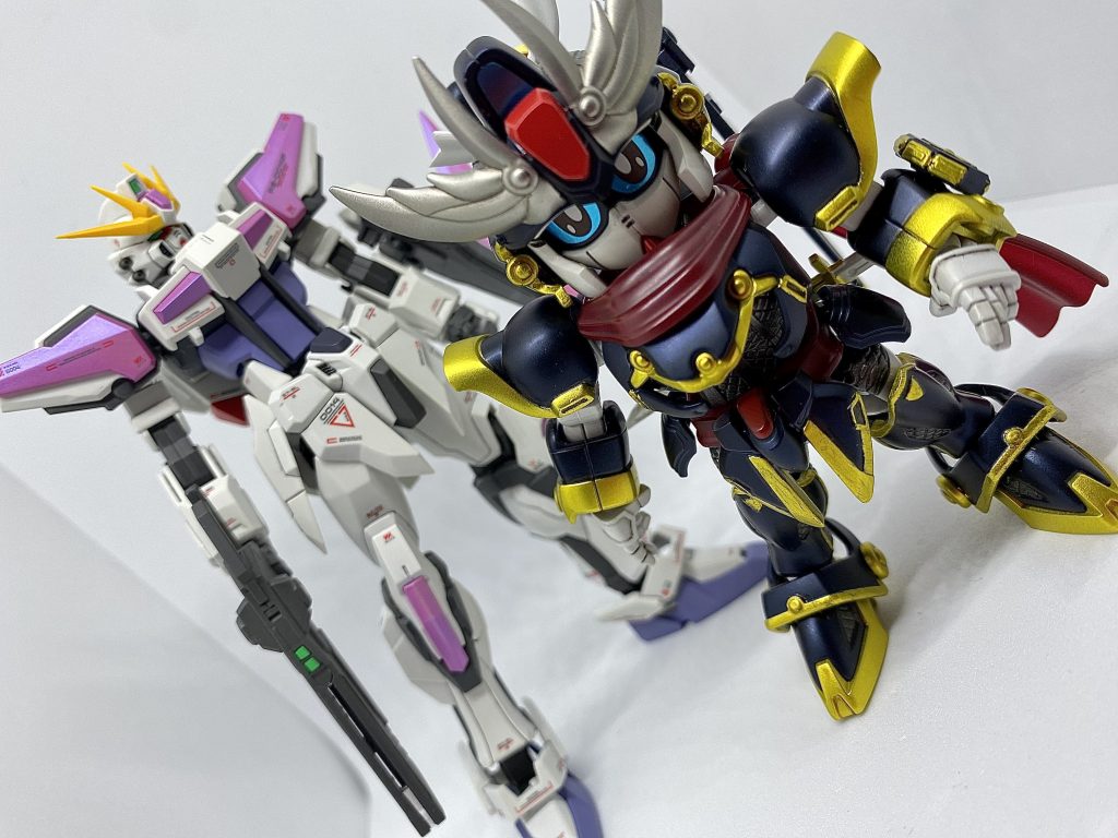 ビルドストライクと。久々のSDでしたが楽しめました!さてジオの続きに戻りましょ!」(。Д。」)