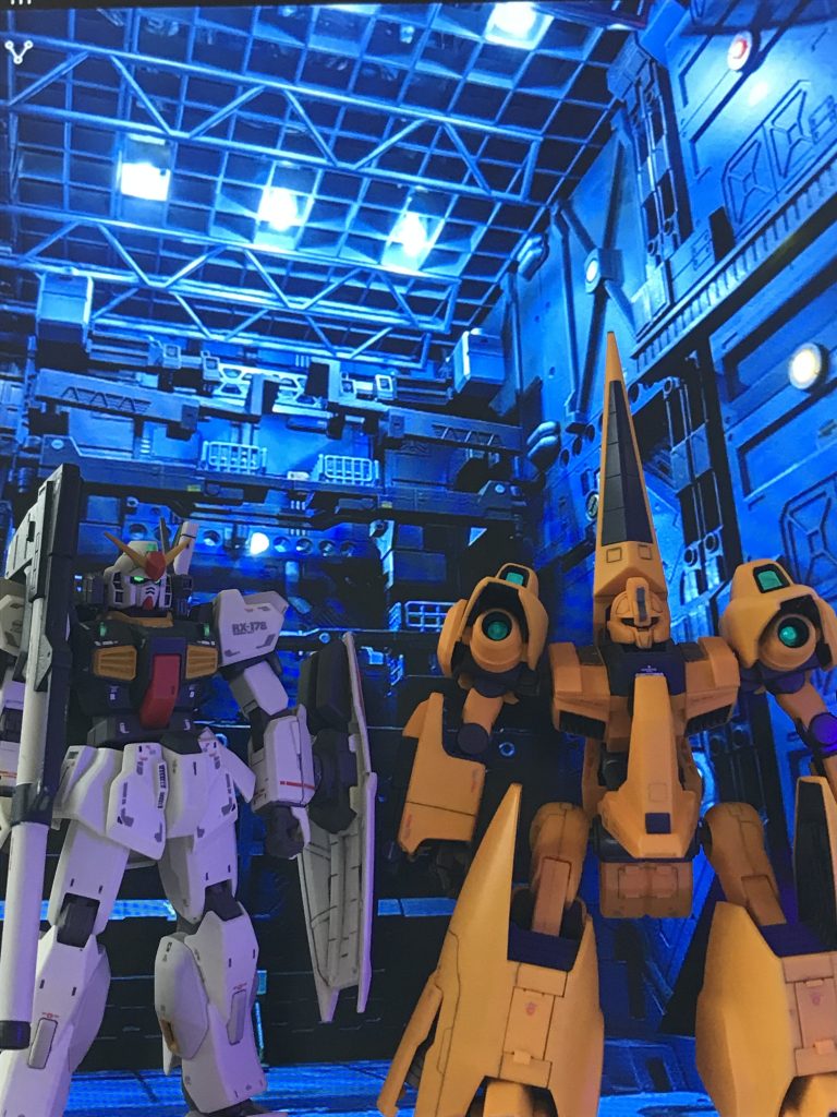 MS形態3 デッキにてMkⅡと。