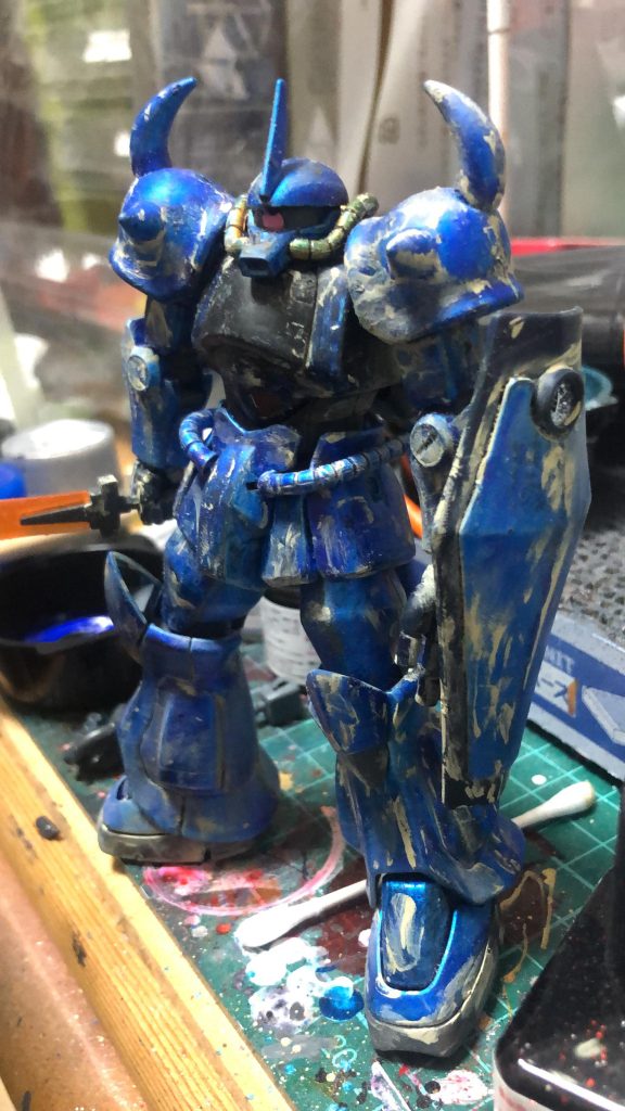 とにかく塗った。