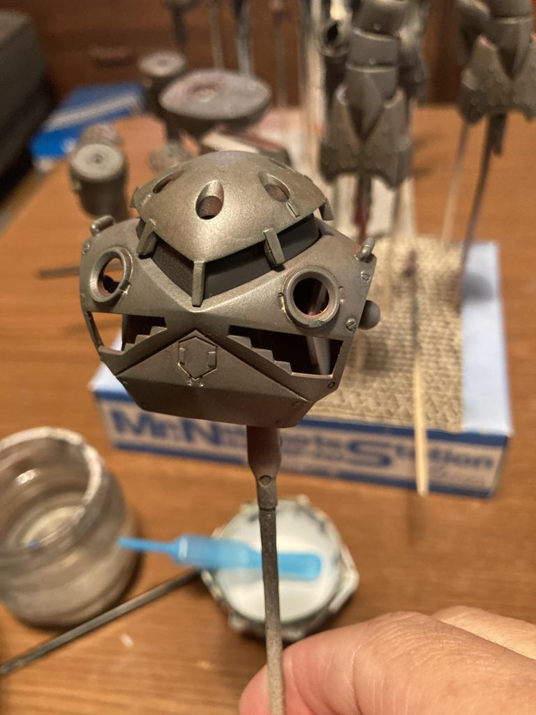 もう少しグリーンにしたくて、少しずつグリーンを重ねていきます