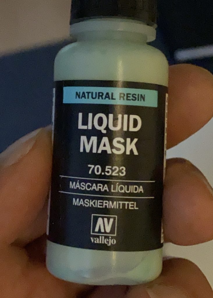 滴る血糊の様な塗装にチャレンジしてみました。マスキングには、ファレホのリキッドマスクをyu-さんにお勧め頂き使用しました。綺麗に流れてくれるのにしっかりマスクしてくれ、また剥がすのも指で撫でれば剥がれてくれるので使い勝手がめちゃくちゃ良かったです。