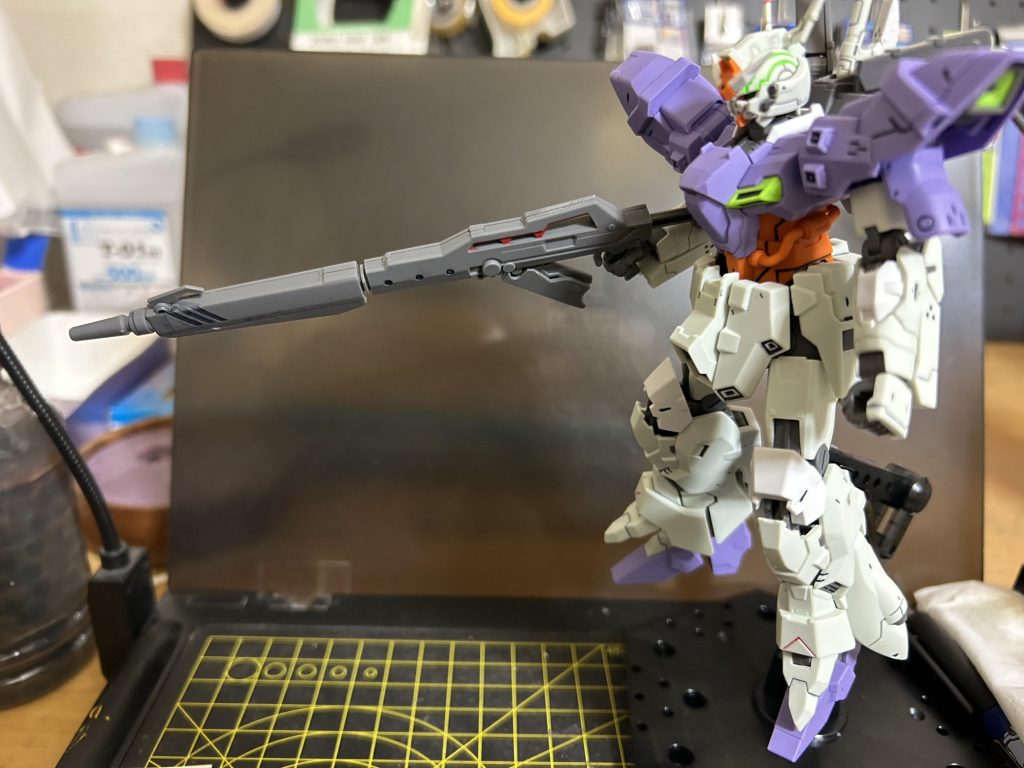 ロングライフルを横から👍